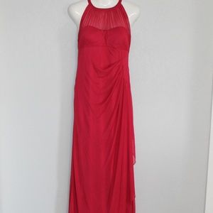 Beautiful red gown from David’s bridal